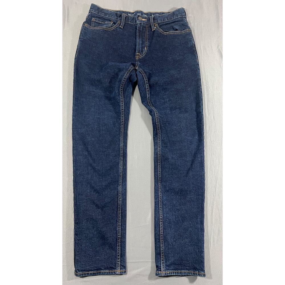 Old Navy Slim Built In Flex Jeans Dark Wash Mens Denim